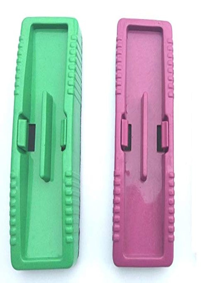 CARIZO Non-Magnetic Duster for Erasing White and Green or Black Boards (Pack of 2) Assorted Color